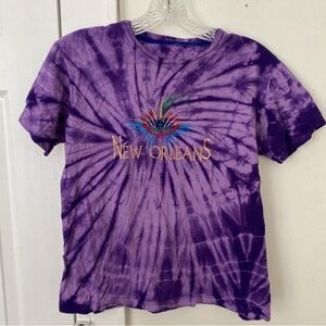 tie-dye new orleans baby tee